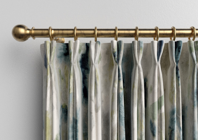 Interstellar, Teal - Made to Measure Curtains - Image 10